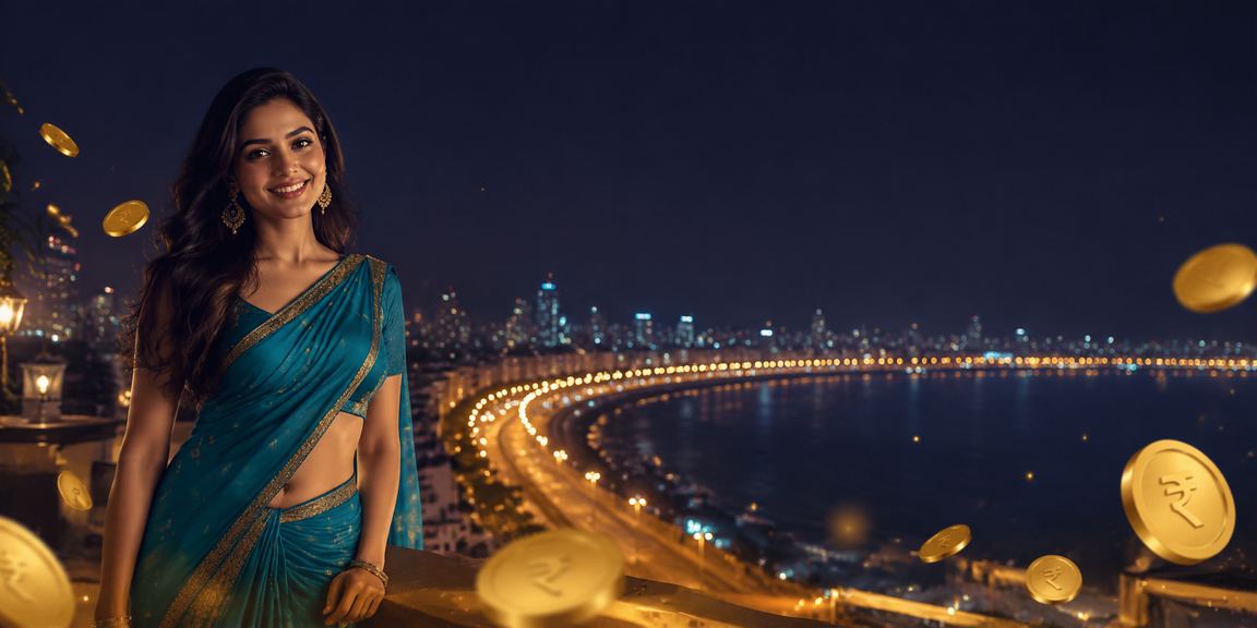 Mumbai night casino entertainment scene with card game players